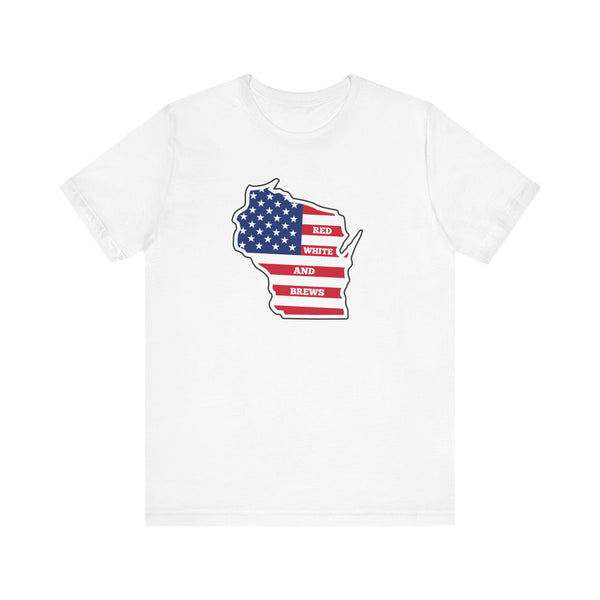 Wisconsin Red White And Brews Unisex-Shirt - Multiple Colors Available