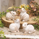 White Resin Bunny (Assorted Styles)