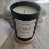 Linens Soy Wax Candle-Multiple Sizes Available