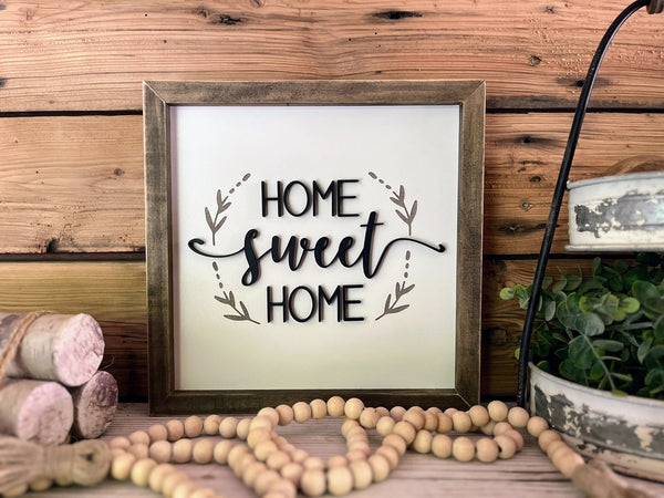Home Sweet Home Handmade Wood Sign