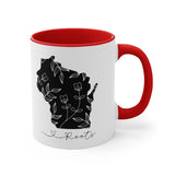 Wisconsin Roots Two Toned Coffee Mug- Multiple Colors Available ***CUSTOMIZABLE***