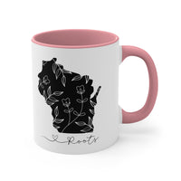 Wisconsin Roots Two Toned Coffee Mug- Multiple Colors Available ***CUSTOMIZABLE***