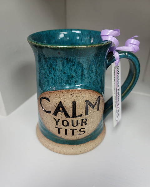 Calm Your Tits Ceramic Mug