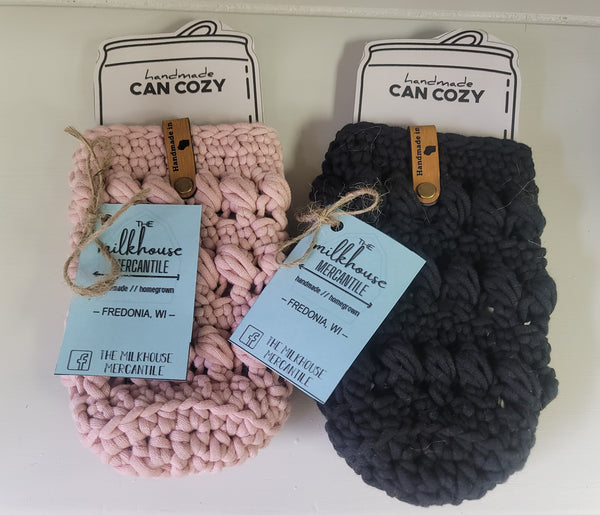 Crochet Skinny Can Cozy- Multiple Colors Available