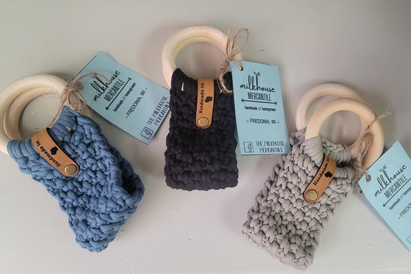 Crochet Towel Holders- Multiple Colors Available