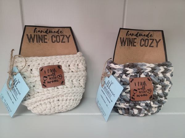 Stemless Wine Glass Cozy- Multiple Colors Available