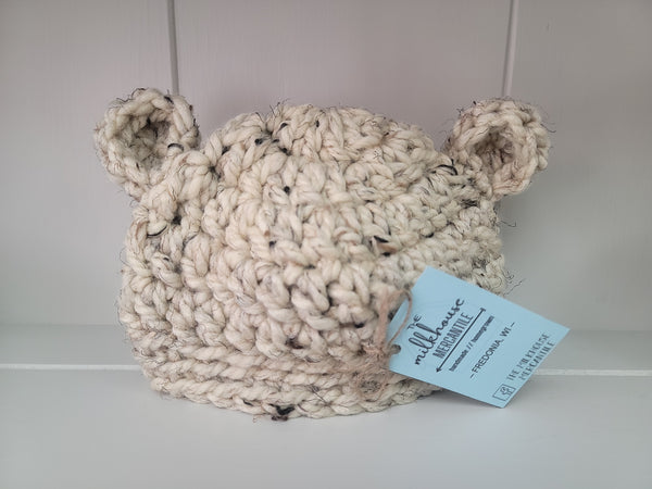 Crochet Baby Bear Hat- Multiple Colors And Sizes Available