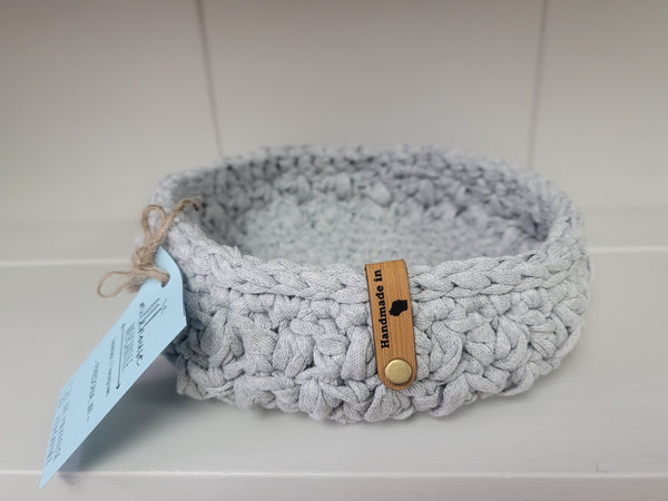 Crochet Basket- Mutiple Colors And Designs Available