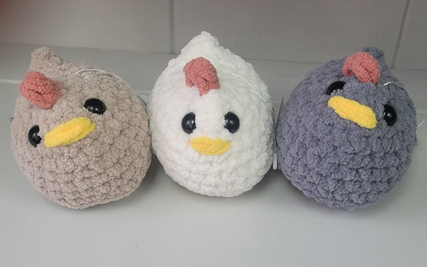 Mabel Crochet Chicken- Multiple Colors Available