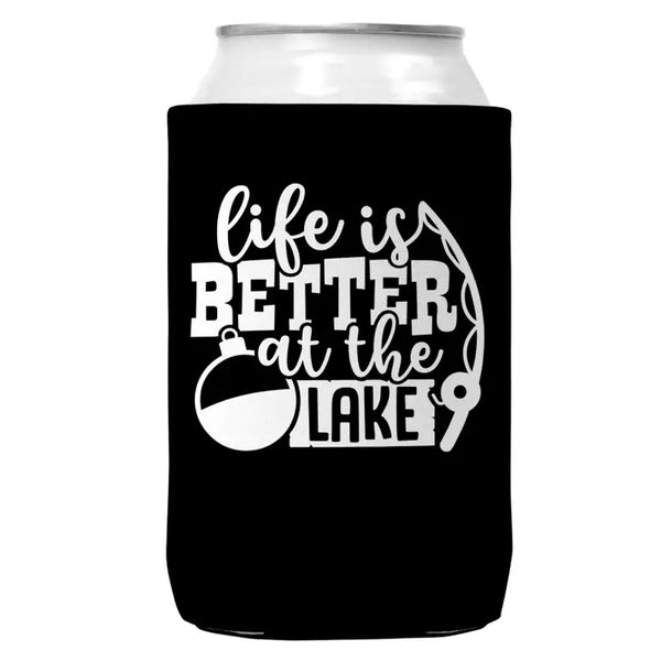Life Is Better At The Lake Regular Can Coozie Cooler
