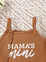 Mama's Mini Girls Two Piece Tank Top and Shorts Set