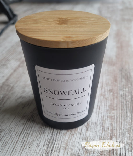 Snowfall Soy Wax Candle-Multiple Sizes Available