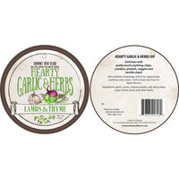 Hearty Garlic & Herb Dip Gourmet Herb Blend - MSG-Free, Gluten-Free, and All Natural