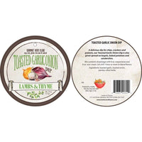 Toasted Garlic Onion Dip Gourmet Herb Blend - MSG-Free, Gluten-Free, and All Natural