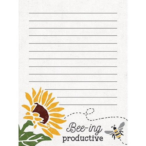 Bee-ing Productive Mini Magnetic Notepad