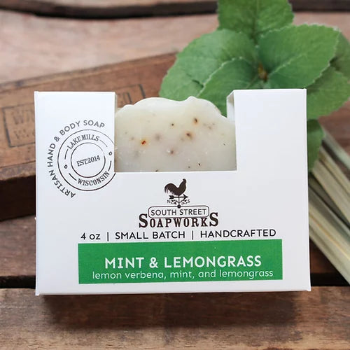 Mint & Lemongrass Handmade Hand & Body Soap