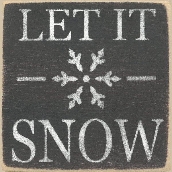 Let It Snow Mini Sign