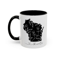 Wisconsin Roots Two Toned Coffee Mug- Multiple Colors Available  ***CUSTOMIZABLE***