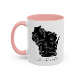 Wisconsin Roots Two Toned Coffee Mug- Multiple Colors Available  ***CUSTOMIZABLE***