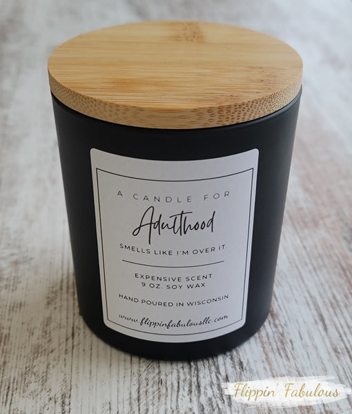 A Candle For Adulthood Soy Wax Candle