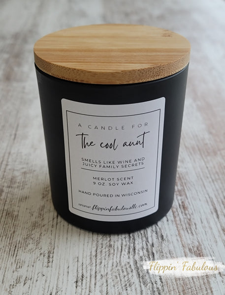 A Candle For The Cool Aunt Soy Wax Candle