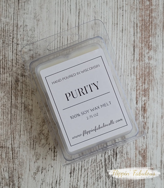 Purity Soy Wax Candle- Multiple Sizes Available