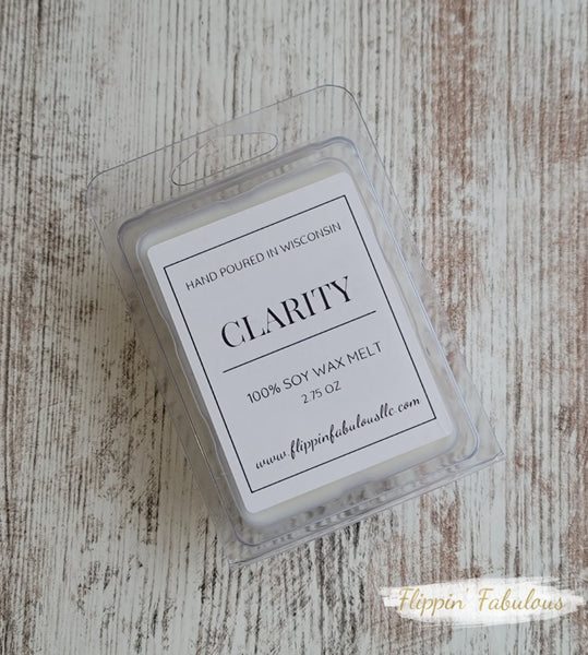 Clarity Soy Wax Candle- Multiple Sizes Available