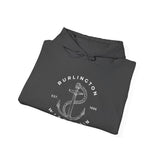 Burlington Wisconsin With Anchor Hooded Sweatshirt