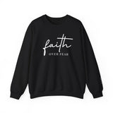 Faith over Fear Isiah 41:10 Religious Crewneck Sweatshirt- Multiple Colors Available