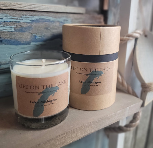 Life On The Lake (Lake Michigan) Hand Poured Soy Candle