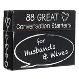 88 Great Conversation Starters For Husbands And Wives