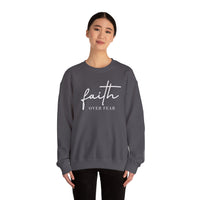 Faith over Fear Isiah 41:10 Religious Crewneck Sweatshirt- Multiple Colors Available