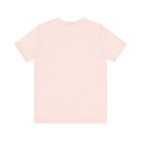 Merry Womens Baby Pink T-Shirt With Leopard Print Accents