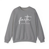 Faith over Fear Isiah 41:10 Religious Crewneck Sweatshirt- Multiple Colors Available