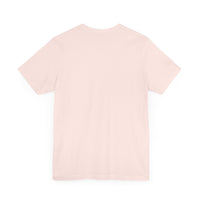 Merry Womens Baby Pink T-Shirt With Leopard Print Accents