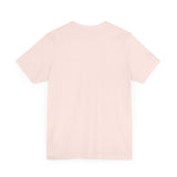 Merry Womens Baby Pink T-Shirt With Leopard Print Accents