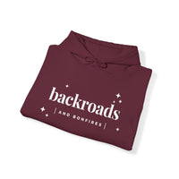 Backroads And Bonfires Adult Unisex Hooded Sweatshirt