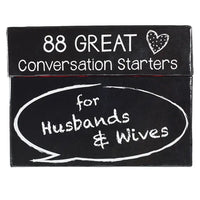 88 Great Conversation Starters For Husbands And Wives