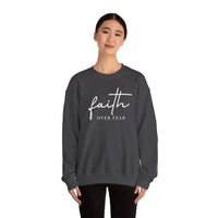 Faith over Fear Isiah 41:10 Religious Crewneck Sweatshirt- Multiple Colors Available