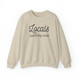 Locals Supporting Locals Unisex Heavy Blend™ Crewneck Sweatshirt