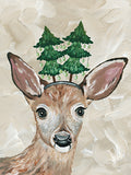 Doe Eyed Deer Block Sign