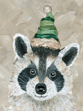 Winter Bandit (Raccoon) Block Sign