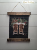 Christmas Boots Framed Art Print