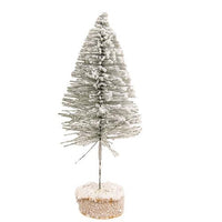 Flocked Bottle Brush Tree (Small)