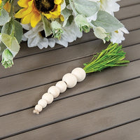 Natural wooden Beaded Carrot