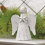 Shabby Chic Metal Angel Holding Star