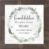 Grandchildren Fill A Place In Your Heart You Didn't Know Was Empty Framed Print
