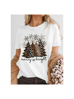 Merry And Bright White Short Sleeve T-Shirt