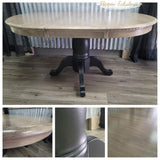 Refinished Table With Removable Leaf