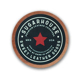 Welcome To Our Cabin American Outdoors Handmade Leather Coaster